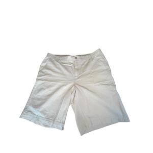 IZOD Saltwater Flat Front Beige Shorts Men’s 40W 10.5” Inseam‎ 100% Cotton